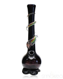 Noble Glass Medium Rasta Wrapped Soft Glass Bong