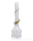 Noble Glass Medium Rasta Wrapped Soft Glass Bong