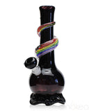 Noble Glass Small Rainbow Wrapped Soft Glass Bong