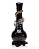 Noble Glass Small Rainbow Wrapped Soft Glass Bong