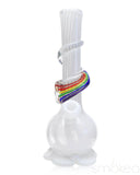 Noble Glass Small Rainbow Wrapped Soft Glass Bong