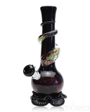 Noble Glass Small Rasta Wrapped Soft Glass Bong