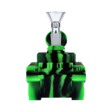 Silicone Army Tank Pipe with Glass Bowl