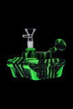 Silicone Army Tank Pipe with Glass Bowl