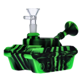 Silicone Army Tank Pipe with Glass Bowl