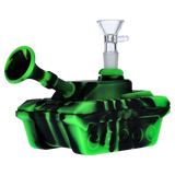 Silicone Army Tank Pipe with Glass Bowl