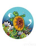 Pulsar 10" Psychedelic Turtle Beaker Bong