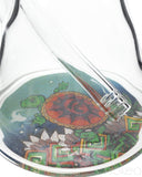 Pulsar 10" Psychedelic Turtle Beaker Bong