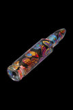 Metal Bullet hand Pipe with Print