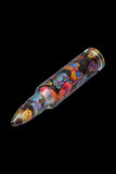 Metal Bullet hand Pipe with Print