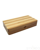 Raw Bamboo Backflip Magnetic Rolling Tray