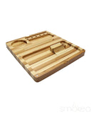 Raw Bamboo Backflip Magnetic Rolling Tray