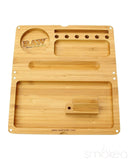 Raw Bamboo Backflip Magnetic Rolling Tray
