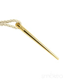 Raw Gold Poker Tool Necklace