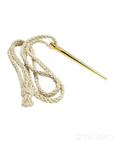 Raw Gold Poker Tool Necklace