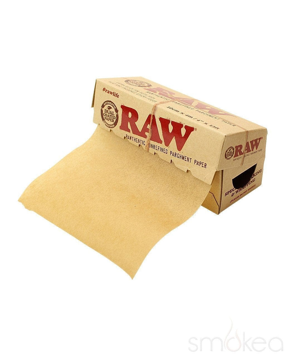 Raw Unrefined Parchment Paper Roll 4 x 13