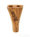 Raw Wood 1 1/4 Double Barrel Cigarette Holder