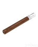 RYOT 9mm Large Wood One Hitter Bat w/ Glass Tip