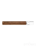 RYOT 9mm Large Wood One Hitter Bat w/ Glass Tip