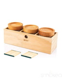 RYOT Beech Lid Storage Jars Box