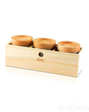 RYOT Beech Lid Storage Jars Box