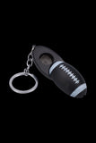 American Football Metal Hand Pipe with Key Chain