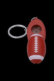 American Football Metal Hand Pipe with Key Chain