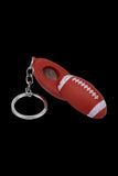 American Football Metal Hand Pipe with Key Chain