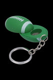 American Football Metal Hand Pipe with Key Chain