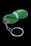 American Football Metal Hand Pipe with Key Chain