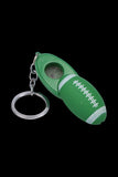 American Football Metal Hand Pipe with Key Chain