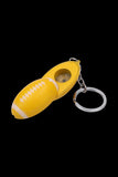 American Football Metal Hand Pipe with Key Chain