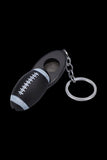 American Football Metal Hand Pipe with Key Chain