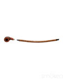 Shire Pipes Engraved Curved Stem Cherry Wood Pipe