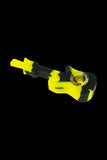Silicone Guitar Hand Pipe with Glass Bowl