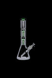 Beaker Base Glass Ice Bong with Double Tree Perc