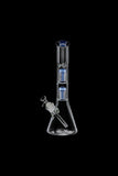 Beaker Base Glass Ice Bong with Double Tree Perc