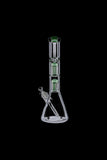 Beaker Base Glass Ice Bong with Double Tree Perc