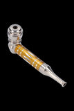 Metal Hand Pipe with Colored Stem