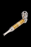 Metal Hand Pipe with Colored Stem