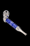 Metal Hand Pipe with Colored Stem