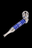 Metal Hand Pipe with Colored Stem