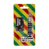 Metal Hand Pipe with Colored Stem