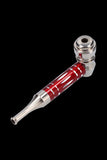 Metal Hand Pipe with Colored Stem