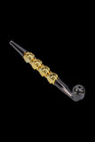 Metal 6.5 Inch Hand Pipe with Skull Stem