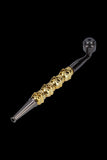 Metal 6.5 Inch Hand Pipe with Skull Stem