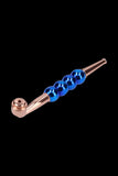 Metal Hand Pipe with Curvy Mid-Section