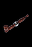 Metal Hand Pipe with Bead on Stem