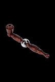 Metal Hand Pipe with Bead on Stem