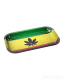 V Syndicate "Rasta Leaf" Metal Rolling Tray